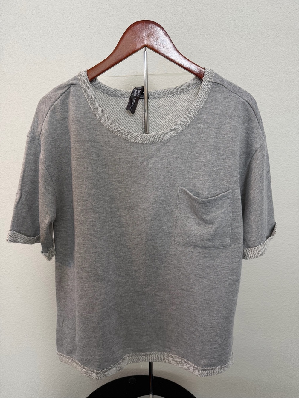 RBX Gray Crewneck Short Sleeve Top